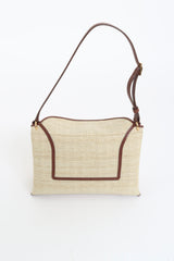 Penelope Slouch Bag Raffia - Beige Raffia