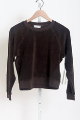 Tilos Sweatshirt in Terry - Truffle