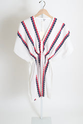 Alem Plunge Neck Dress - Kibebi Marine
