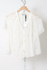 14876_MY Shirt - Bohemian Shirt with “Petites Fleurs” Embroidery - Ivory