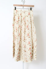 Marie Skirt - Blanc Prairie Rose (By Phone Order Only)