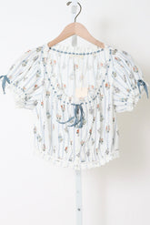 Nera Top - Fleurs de Bordeaux (By Phone Order Only)