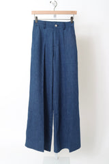 Tulip Trouser - Indigo Hemp Organic