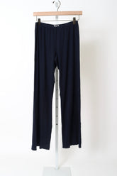 The Baby Rib Scallop Pant - Navy