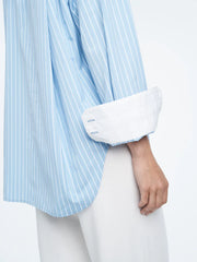 Tunic Shirt - Sky Blue Stripe