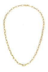 18" 5.3mm wide Italian Chain Link Necklace - 14K Yellow Gold (By Special Order)