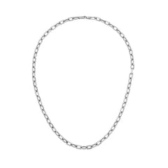 4mm Wide 18" Italian Chain Link - Silver (By Special Order)