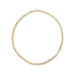 18" 4mm Italian Chain Link Necklace - 14K Yellow Gold (By Special Order)
