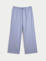 Pan Drawstring Pants - Navy Stripe