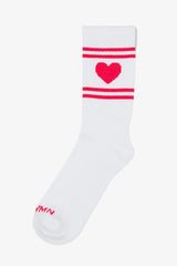 Les Chaussettes - White / Red