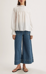 Majorelle Blouse - White