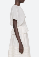 Violet Top - White