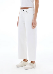 Jamie Ankle Curve - White