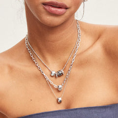 4mm Wide 18" Italian Chain Link - Silver (By Special Order)