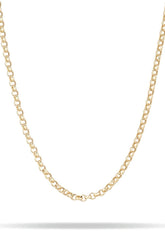 16" Rolo Chain - 14K Yellow Gold (By Special Order)