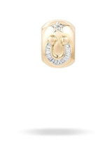 Baguette Horseshoe Lucky Big Bead (By Special Order)