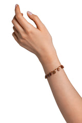 Harper Drops & Beads Bracelet - Jaspe Rouge