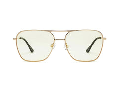 Hooper Reading Glasses - Polished Gold Yellow