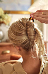 Long Tooth Chignon Pin - Classic - Black