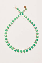 Evergreen Necklace - Chrysoprase Snake