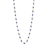 16.5" Classic Gigi Necklace - Lapis + Yellow Gold