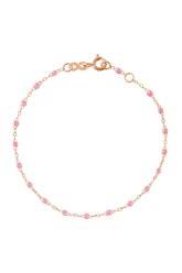 6.7" Classic Gigi Bracelet - Fuchsia + Yellow Gold