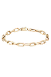 5.3mm Italian Chain Link Bracelet - 14k Yellow Gold (By Special Order)