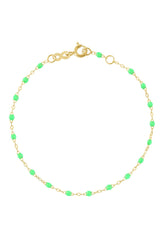 6.7" Classic Gigi Bracelet - Neon + Yellow Gold
