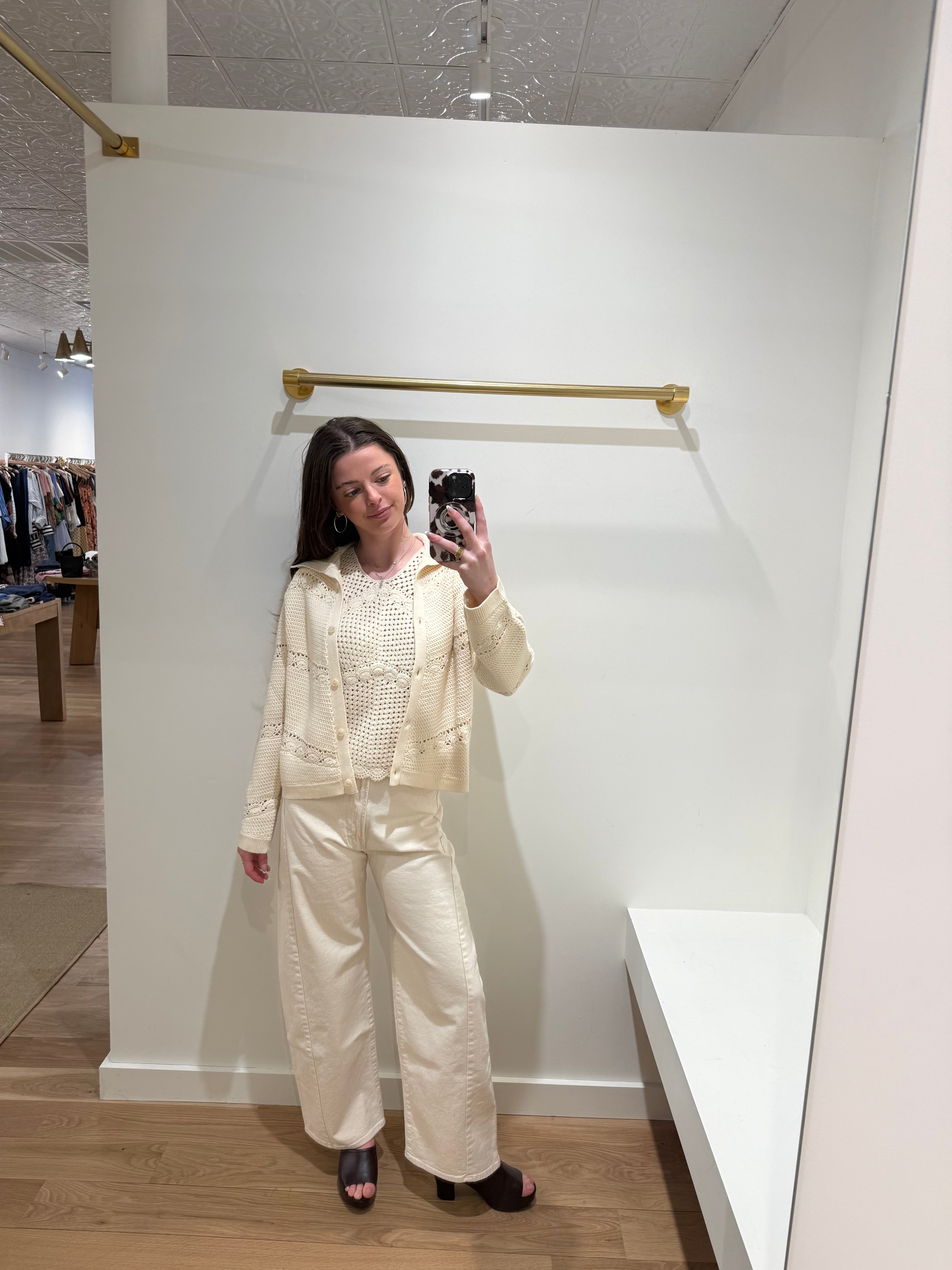 Dylan Cardigan - Pearl