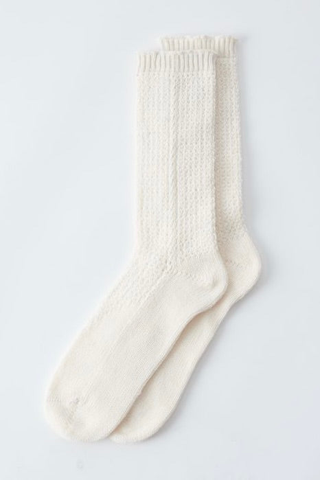 Mesh Socks - Cream