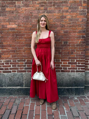 Clover Dress - Deep Tomato (By Phone Order Only)