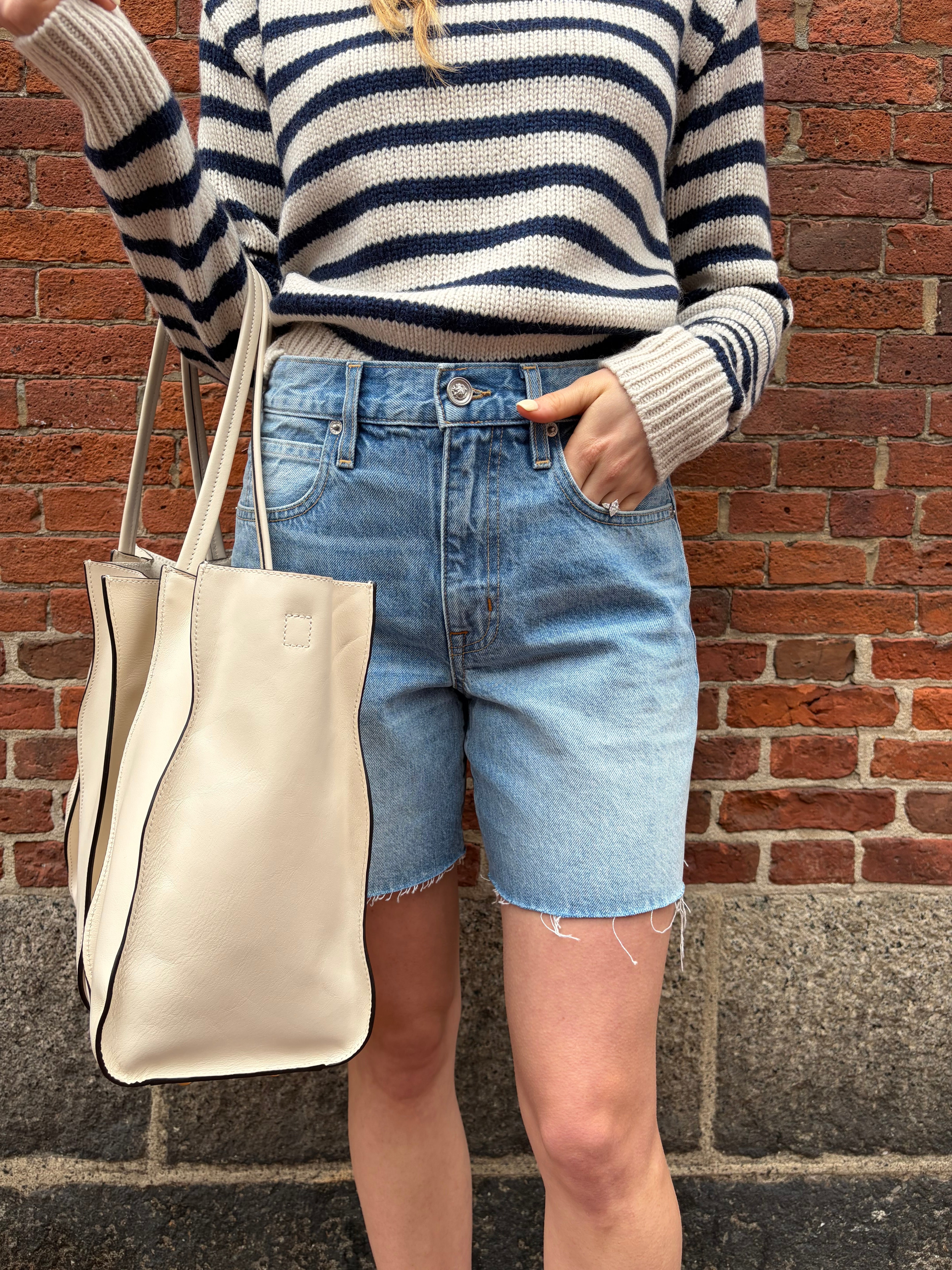 Adria Large Tote - Cowrie