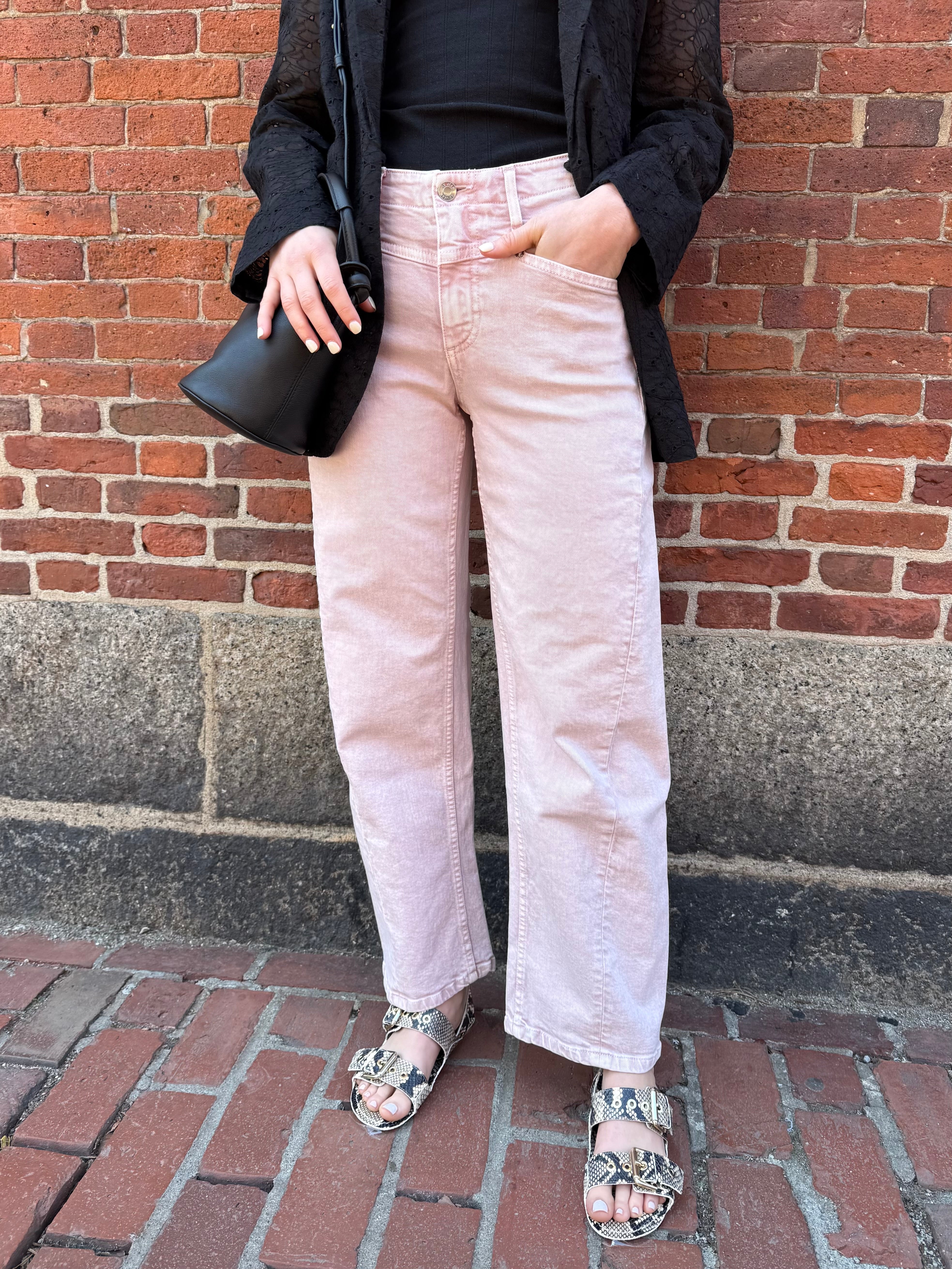 Selena Crop - Petal Pink