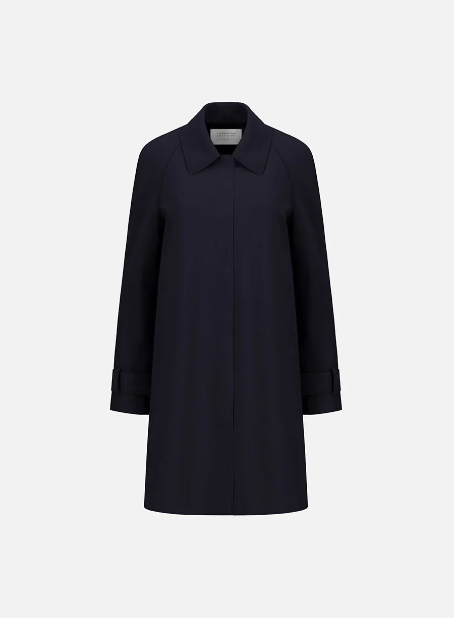 Mac Coat Scuba - Navy Blue