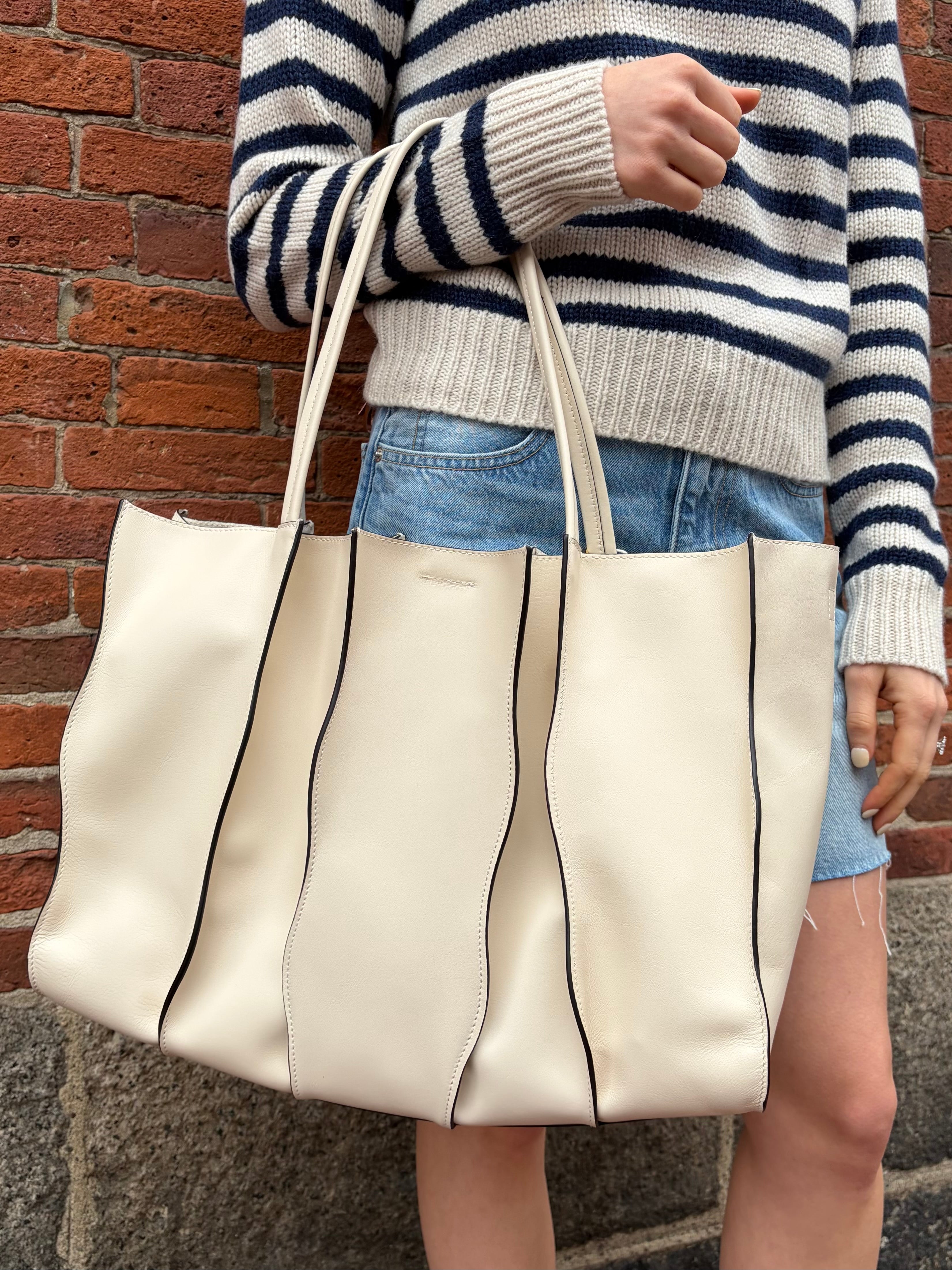 Adria Large Tote - Cowrie