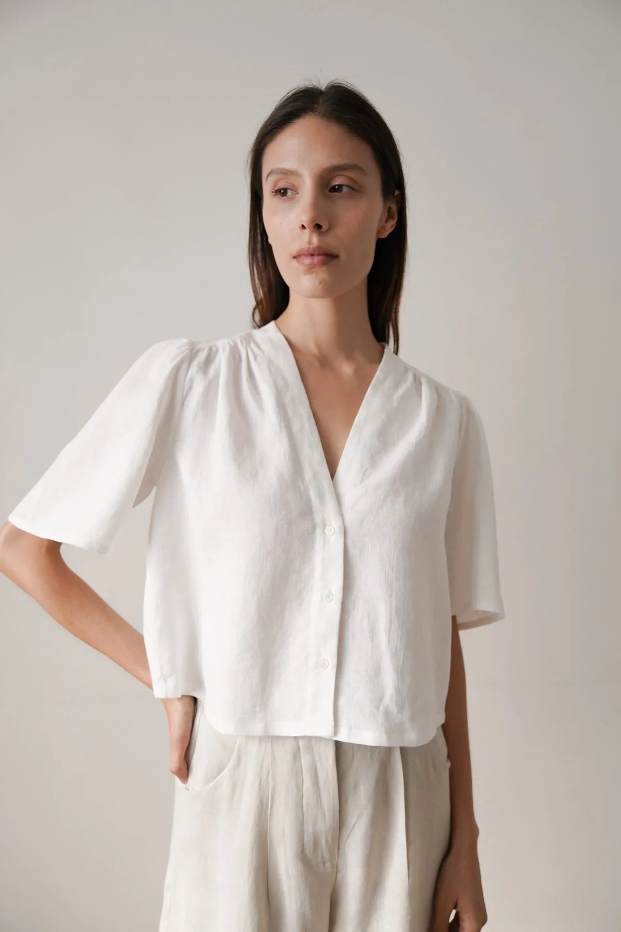 Ceci Top - White
