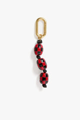Checker Fob - Black / Red