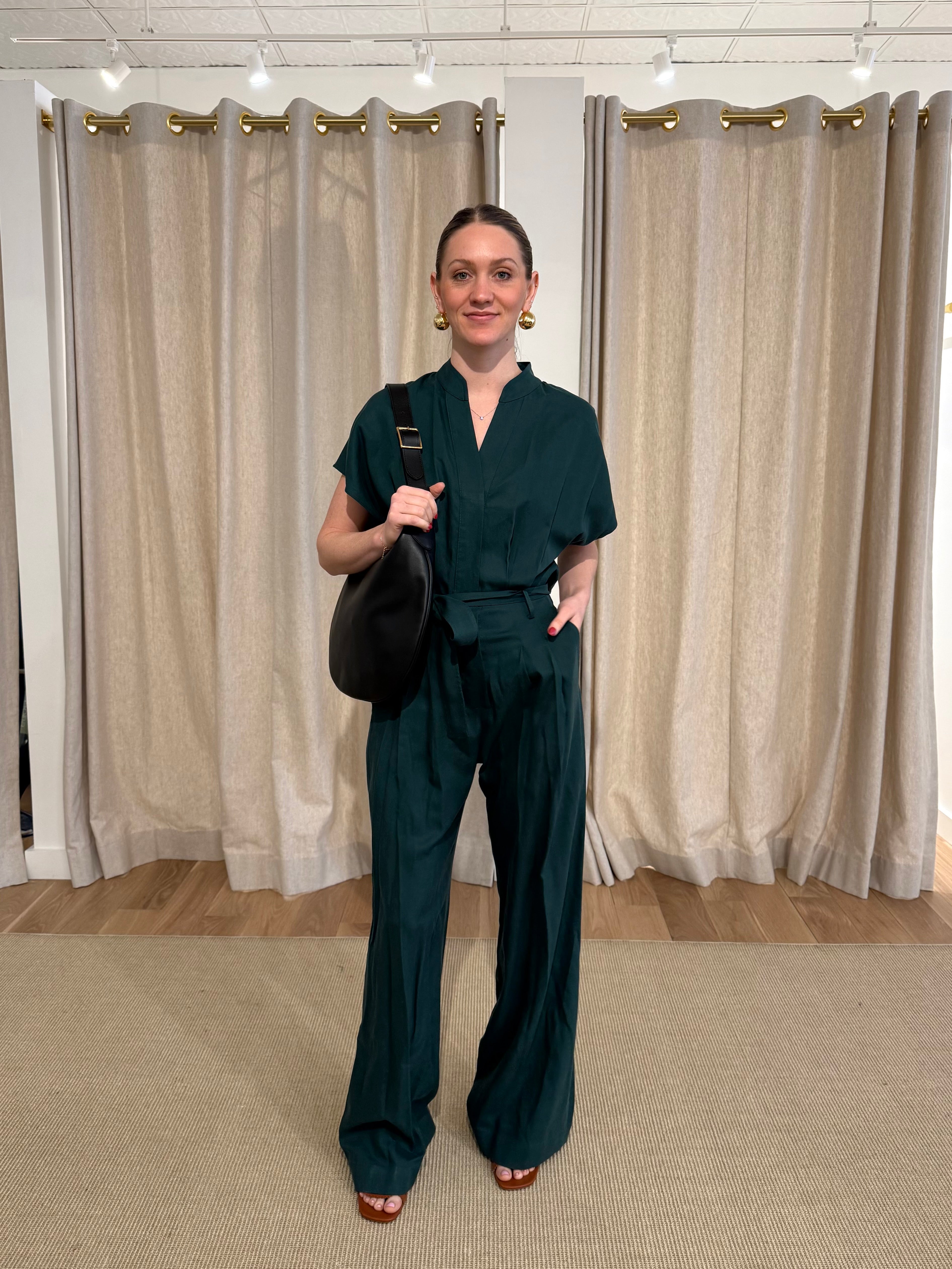 Aliocha Jumpsuit - Vert Paon