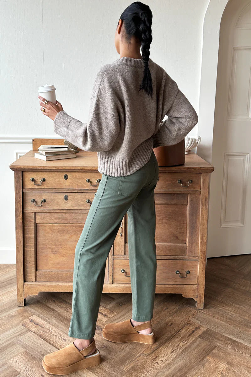 Vintage Army Pant Long - Vintage Green