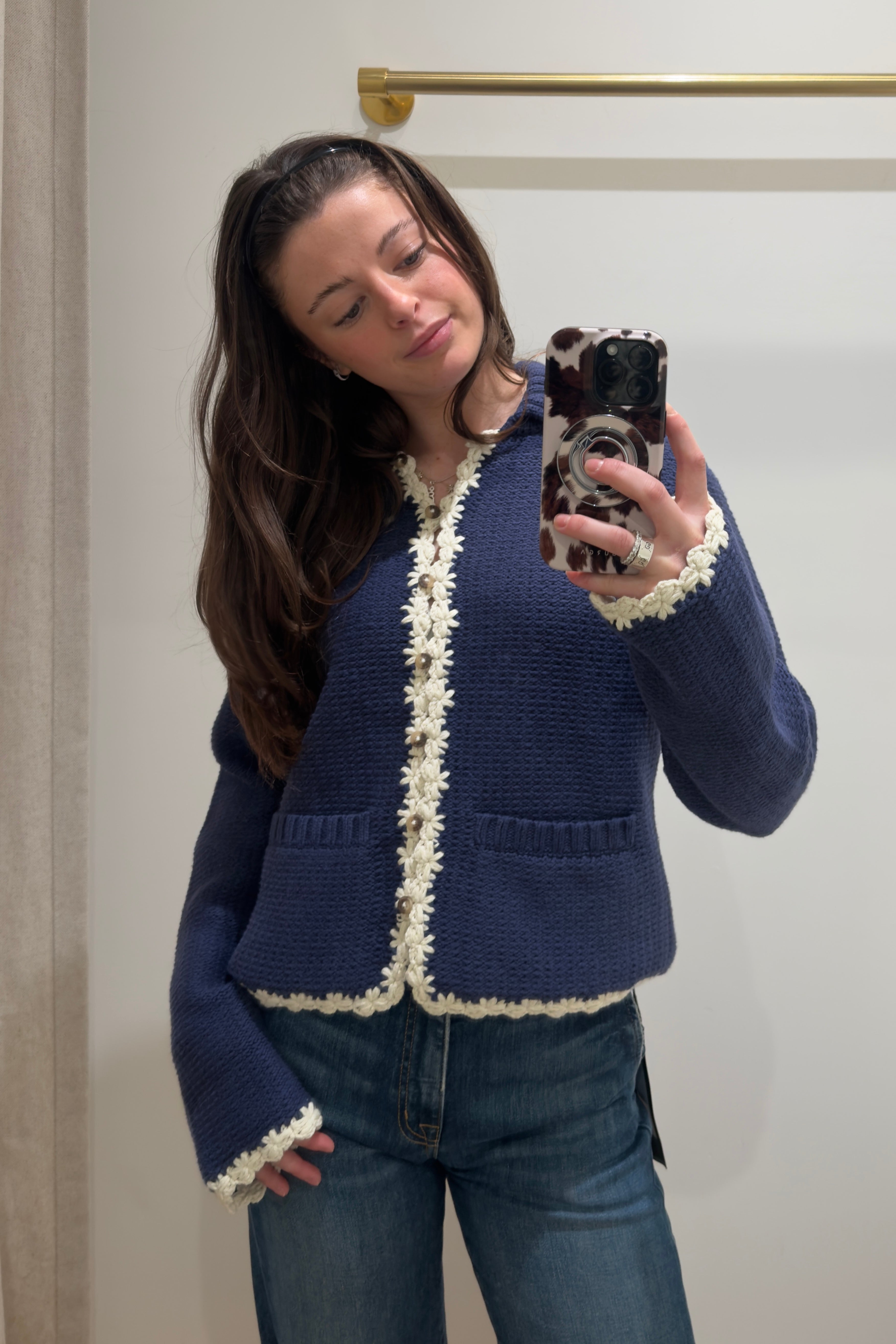 Reyla Cardigan - Midnight Navy