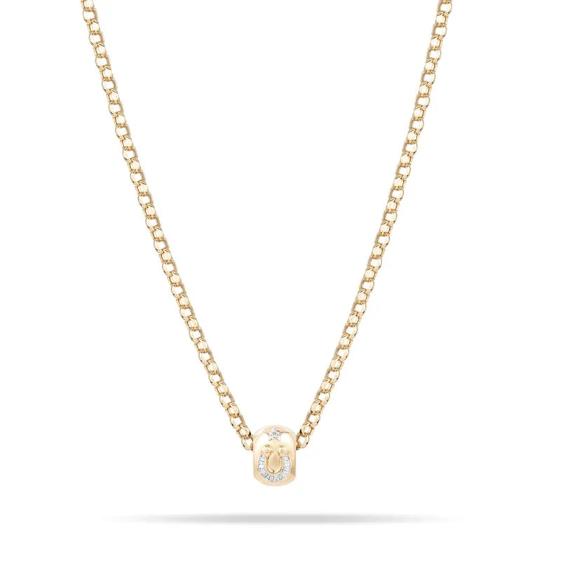 Baguette Horseshoe Lucky Big Bead (By Special Order)