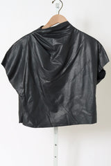 Mock Neck Tee - Midnight