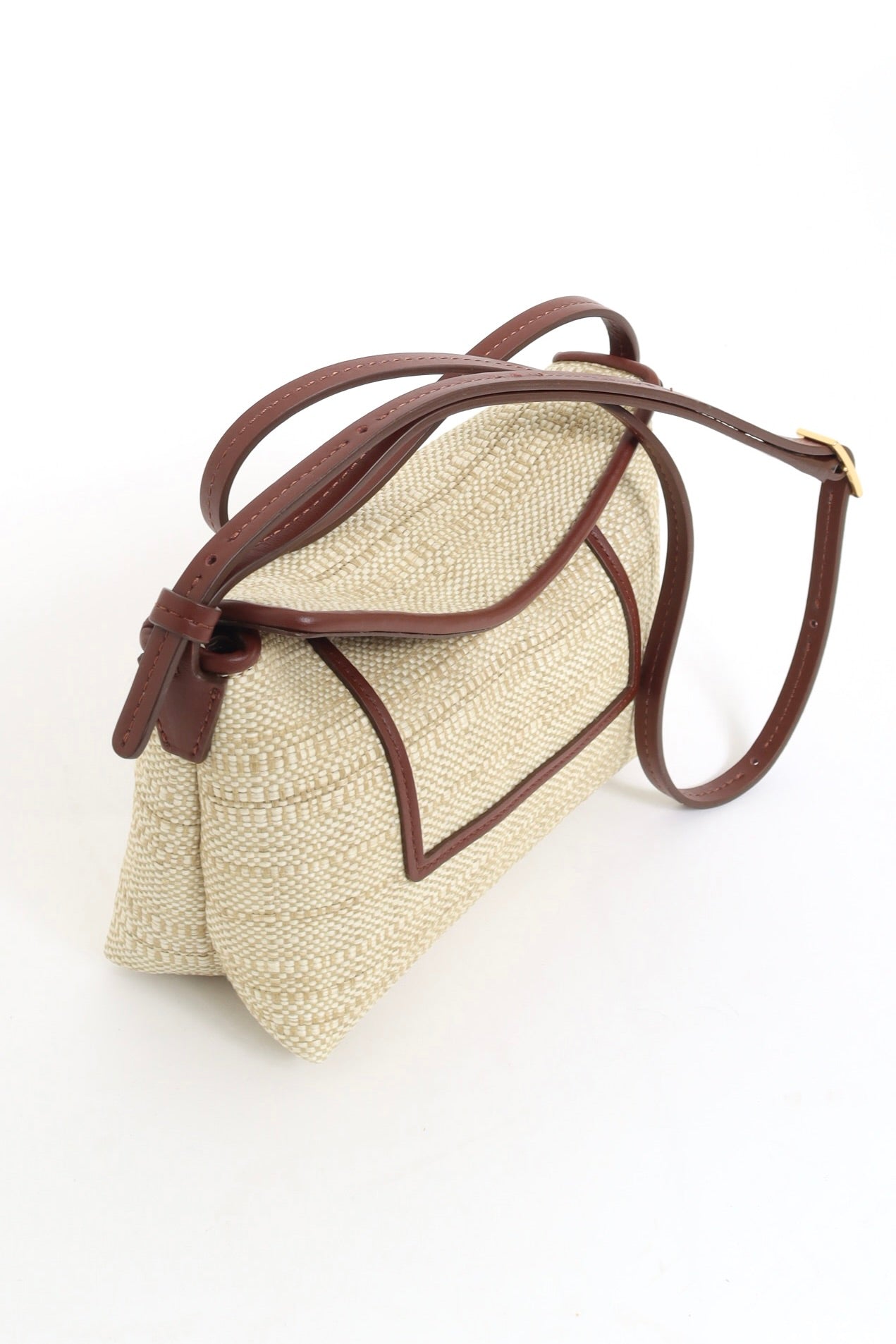 Penelope Slouch Mini Raffia - Beige Raffia