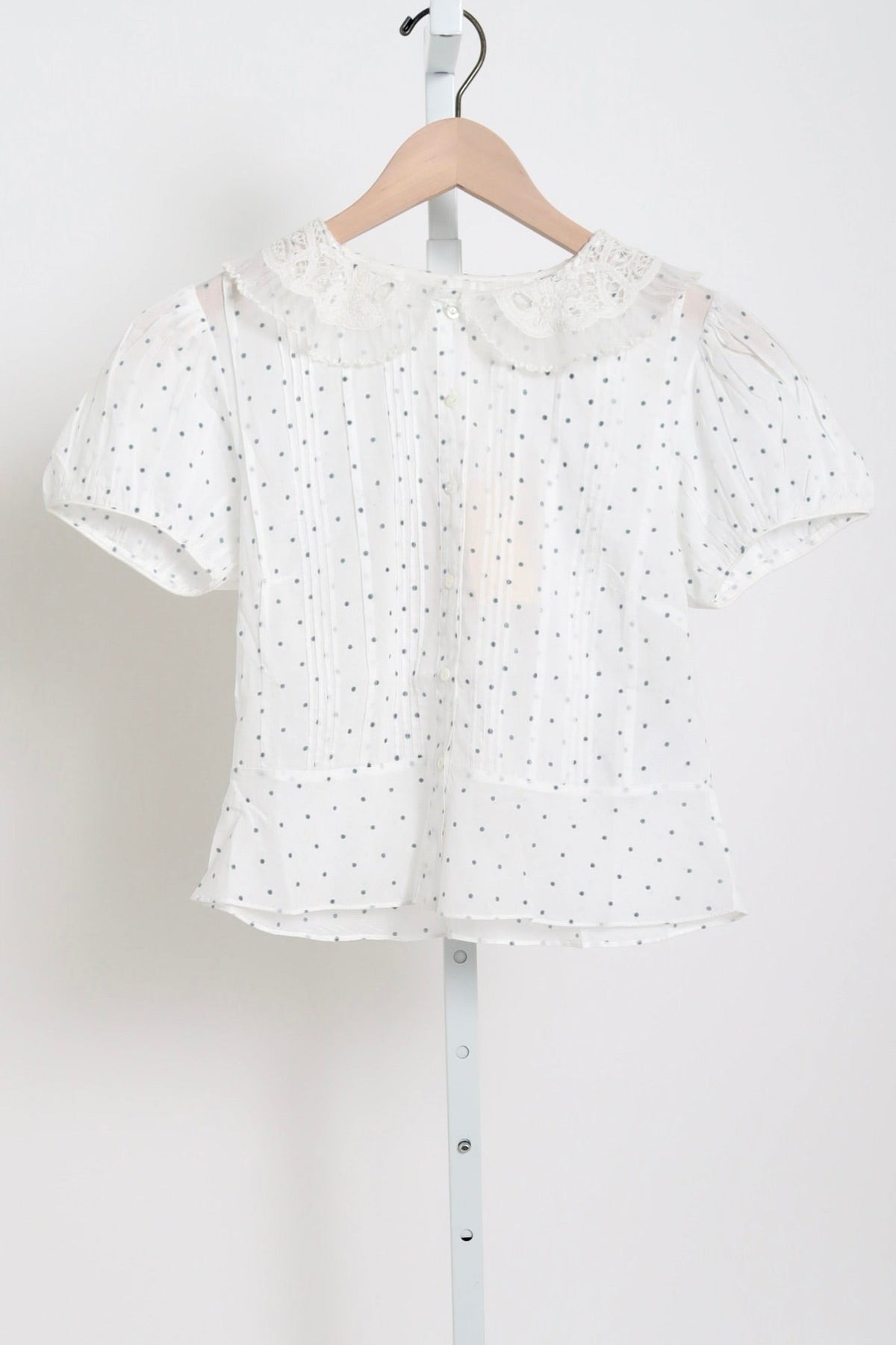 Oleta Top - Salt Flock (By Phone Order Only)