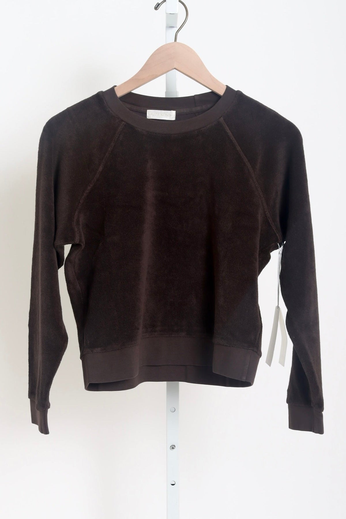 Tilos Sweatshirt in Terry - Truffle