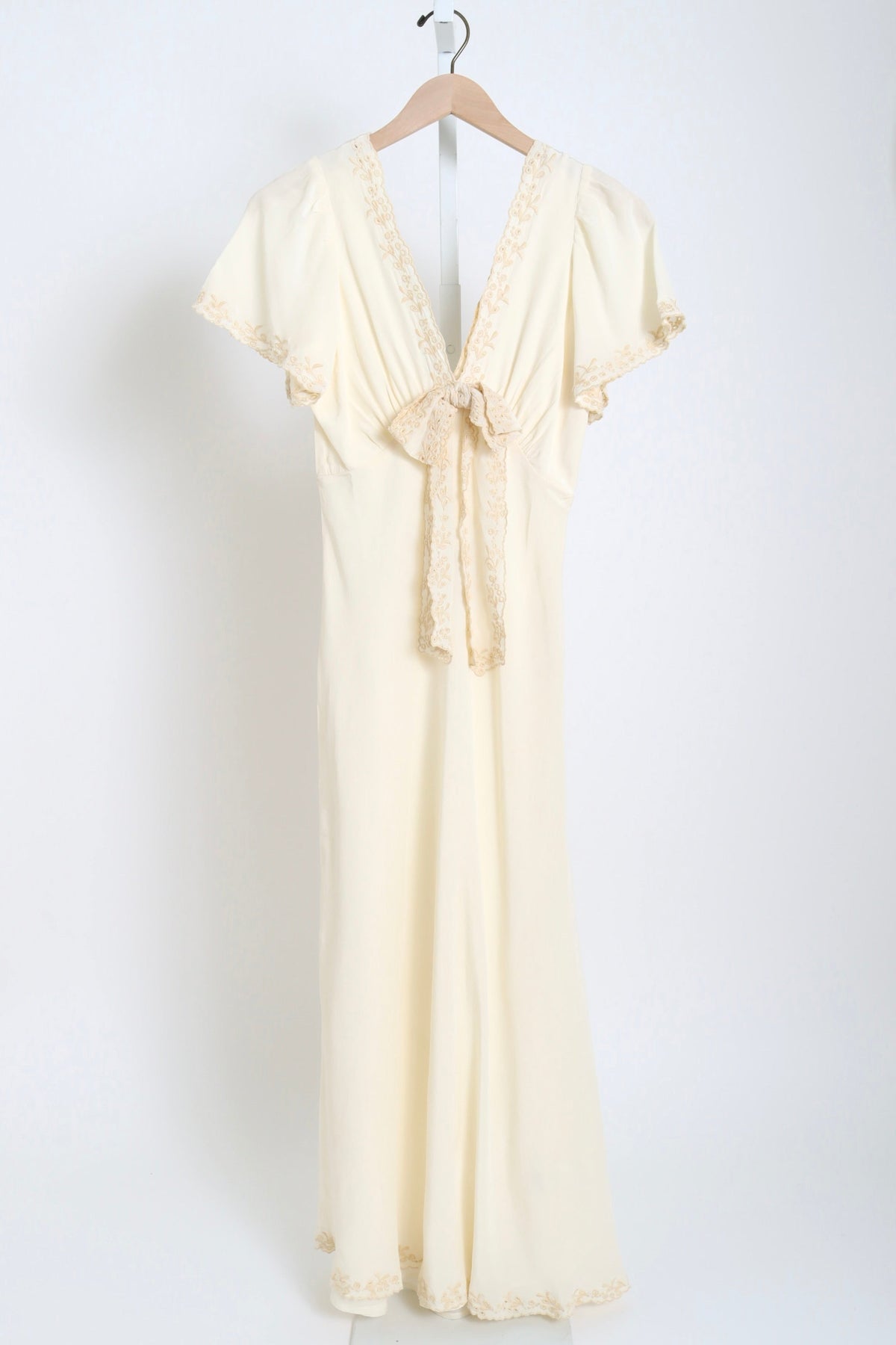Brunello Silk Dress - Cream