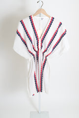 Alem Plunge Neck Dress - Kibebi Marine