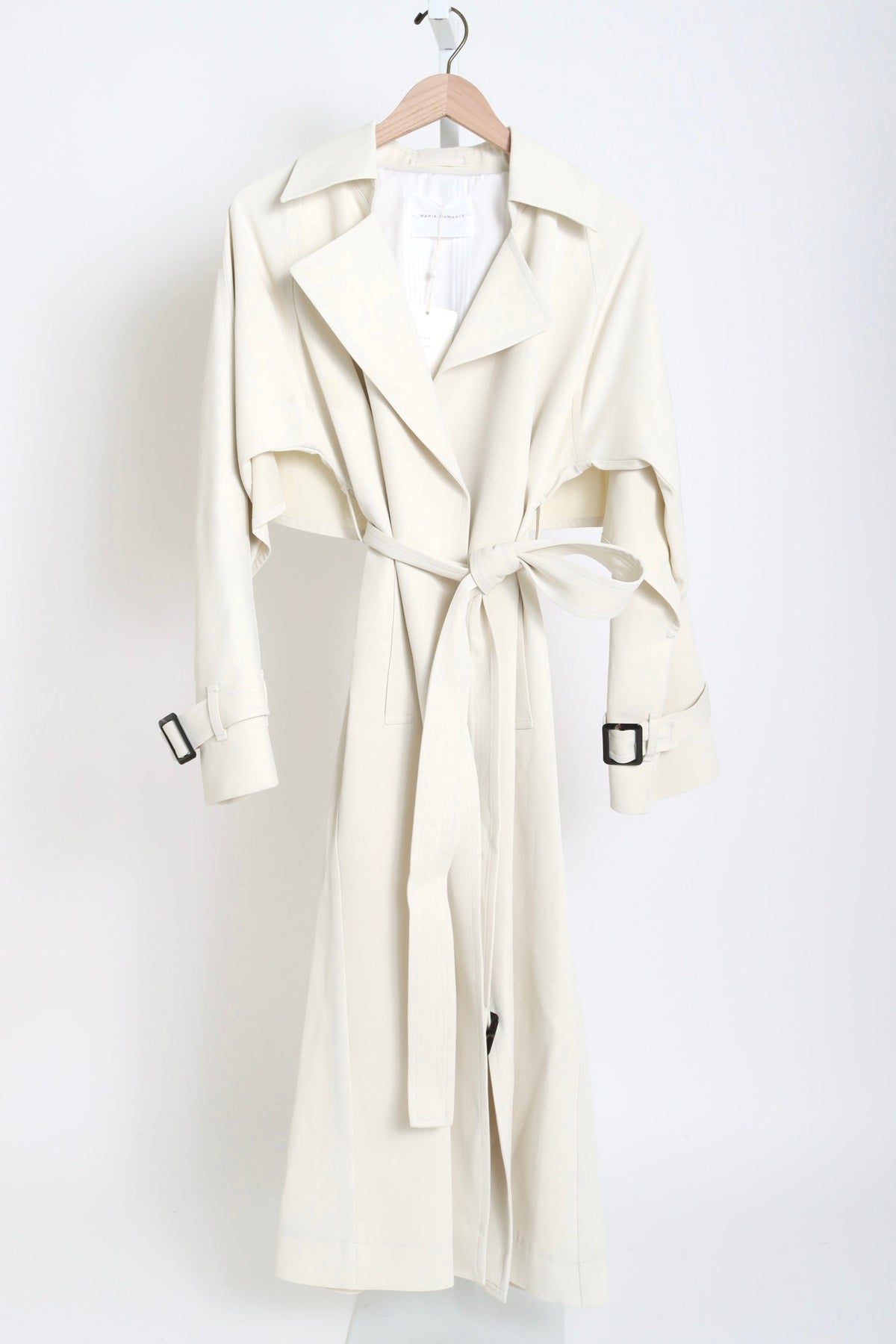 Cape Trench Coat - Ivory