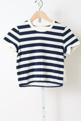 Carpi Tee in Terry - Navy / Ivory