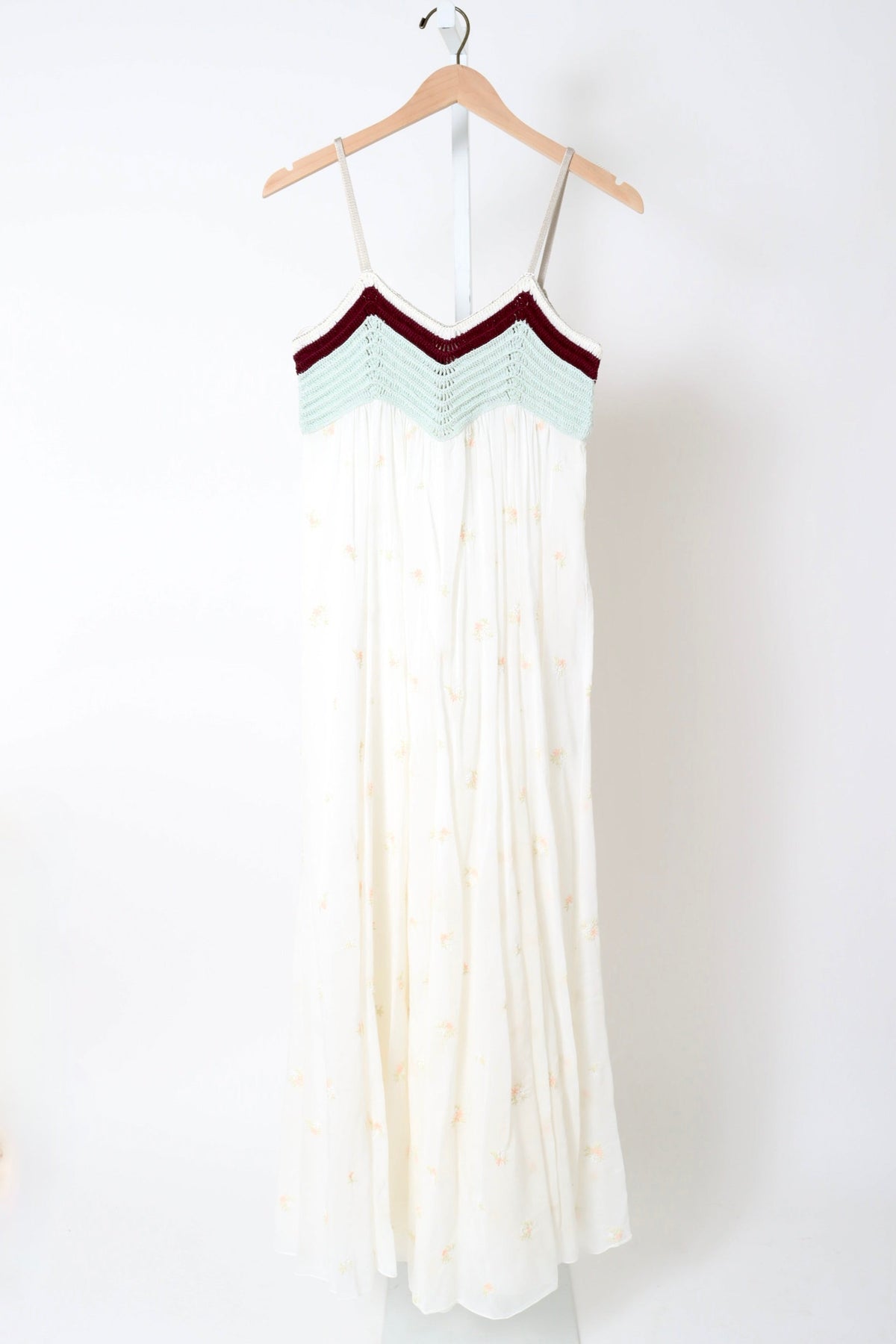 14874_My Dress - "Petites Fleurs" Embroidery Voile Dress - Ivory